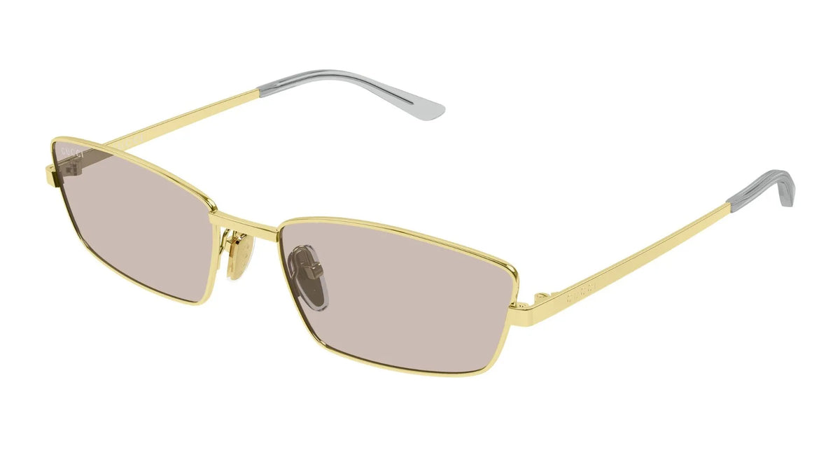 Gucci GG2177S-009 Gold Rectangular Sunglasses 61mm Sunglasses