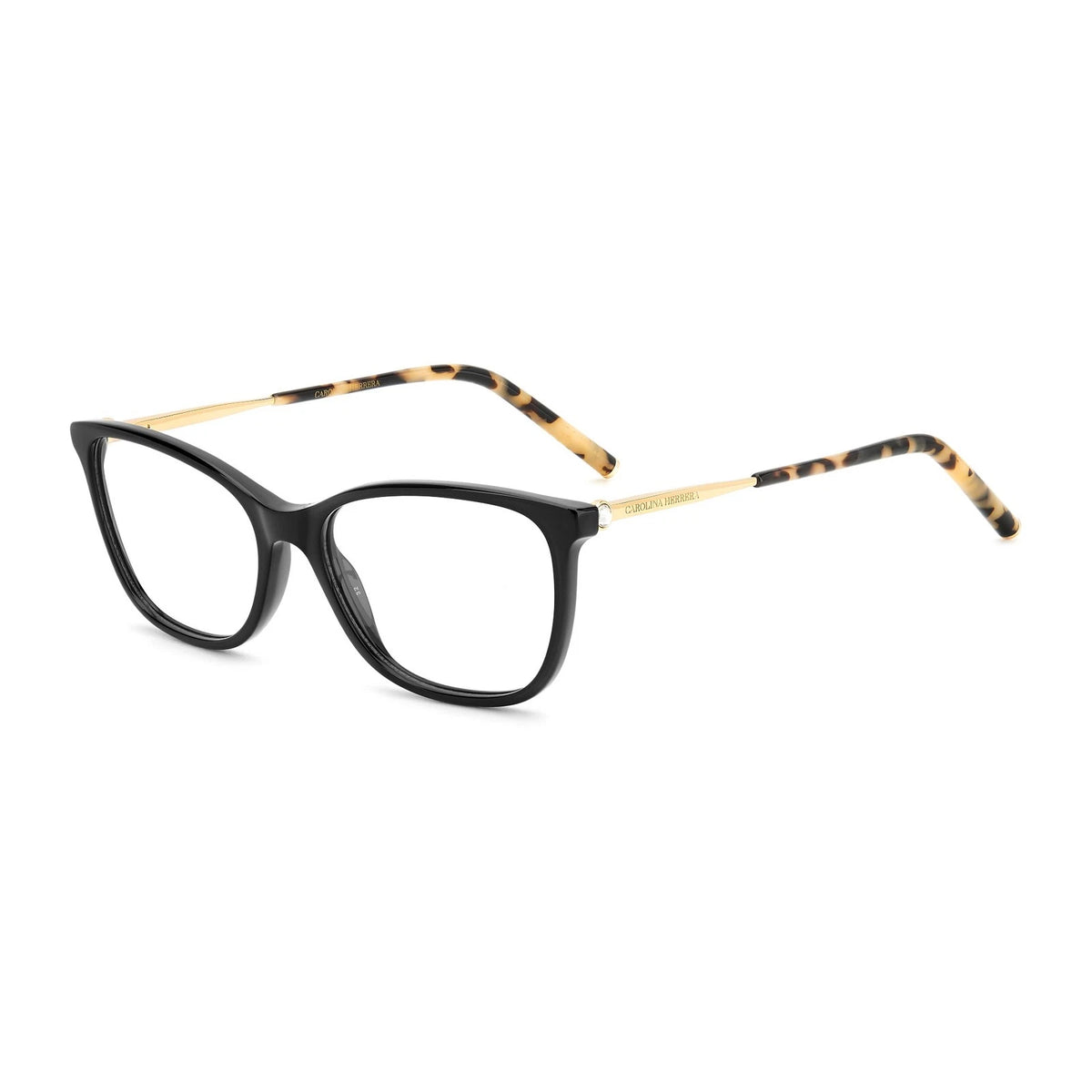 Carolina Herrera HER0197-2M2-54 Black Gold Rectangle Eyeglasses 54mm Eyeglasses