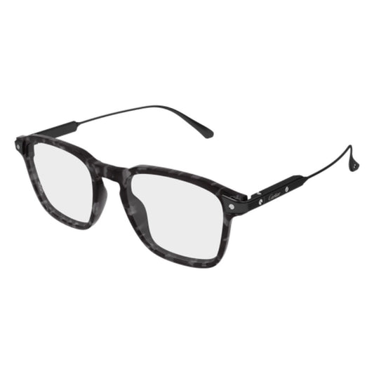Cartier CT0611o-004 Black Rectangle Eyeglasses 52mm