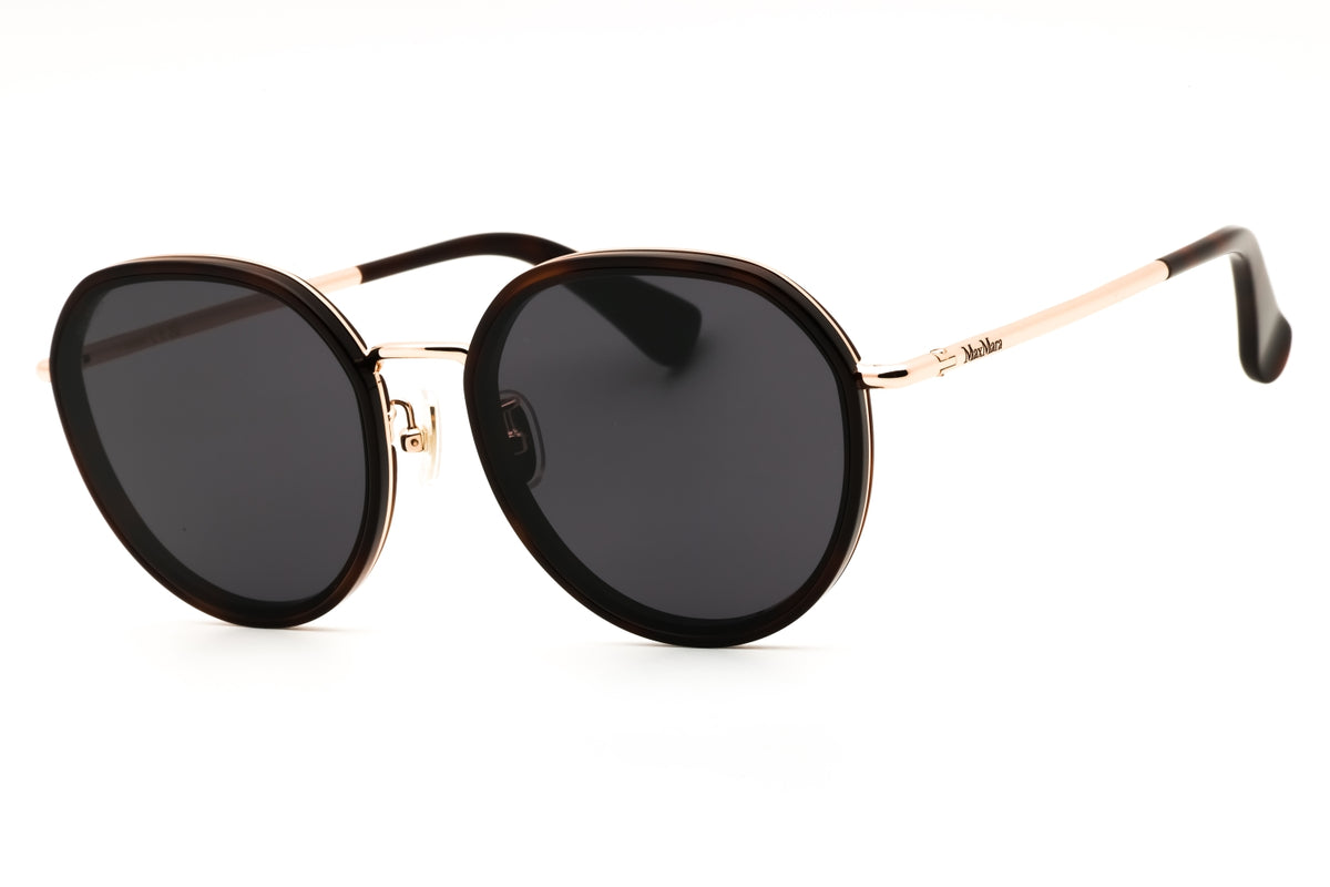 Max Mara MM0148-K-52A dark havana Round Sunglasses 57mm Sunglasses