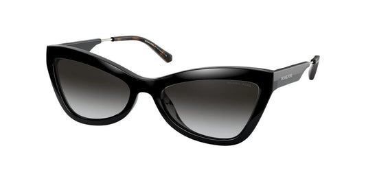 Michael Kors 0MK2132U-33328G-55 Black Cat-Eye SUNGLASSES 55mm Sunglasses