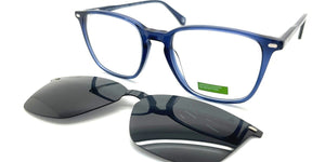 Benetton BEO1132-CLIP Blue Eyeglasses 54mm