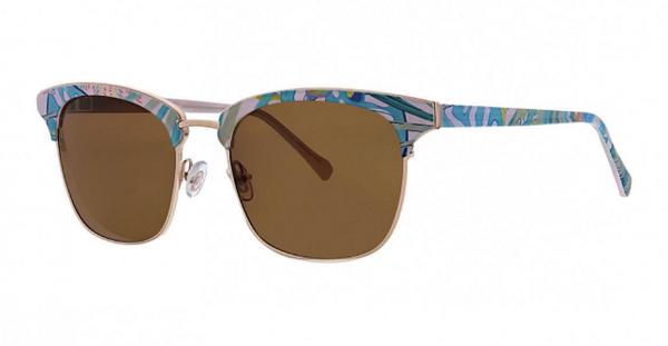 Vera Bradley Jordie Rain Forest Fauna 5419 54mm New Sunglasses