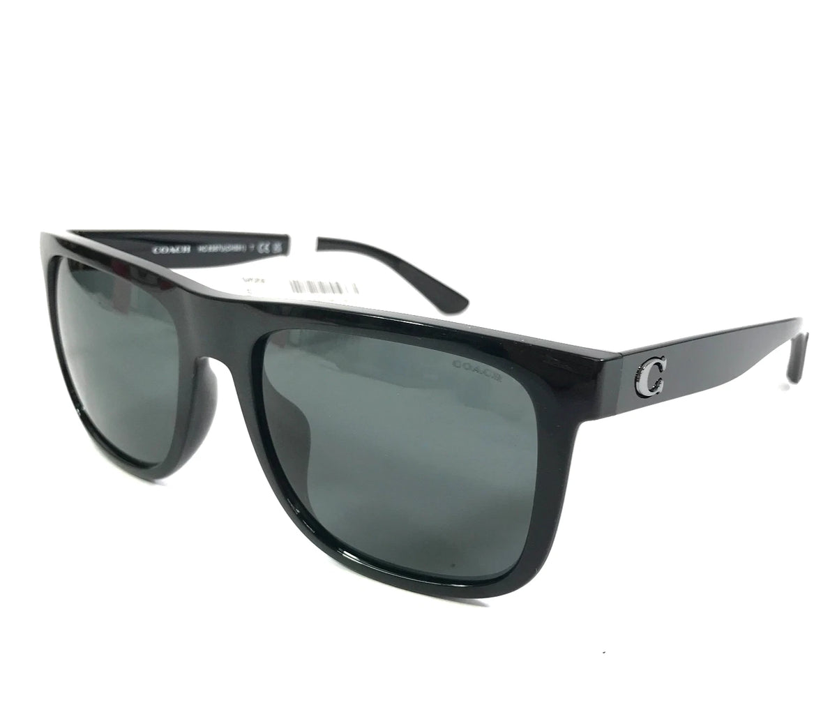 Coach 0HC8367U-500287-57 Black Round SUNGLASSES 0mm Sunglasses