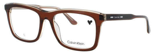 Calvin Klein CK24542-280-57 LIGHT BROWN / CRYSTAL  Men's Eyeglasses 57mm