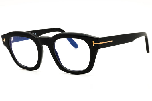 Tom Ford FT6083-B-001 shiny black Rectangular Eyeglasses 48mm