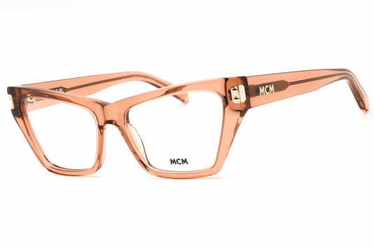 MCM MW5005-072 eyeglasses in shiny pink frame with clear demo lenses
