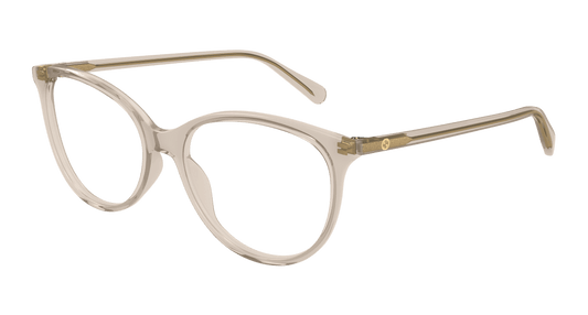 Gucci GG0550o-020 eyeglasses in brown frame with clear lenses