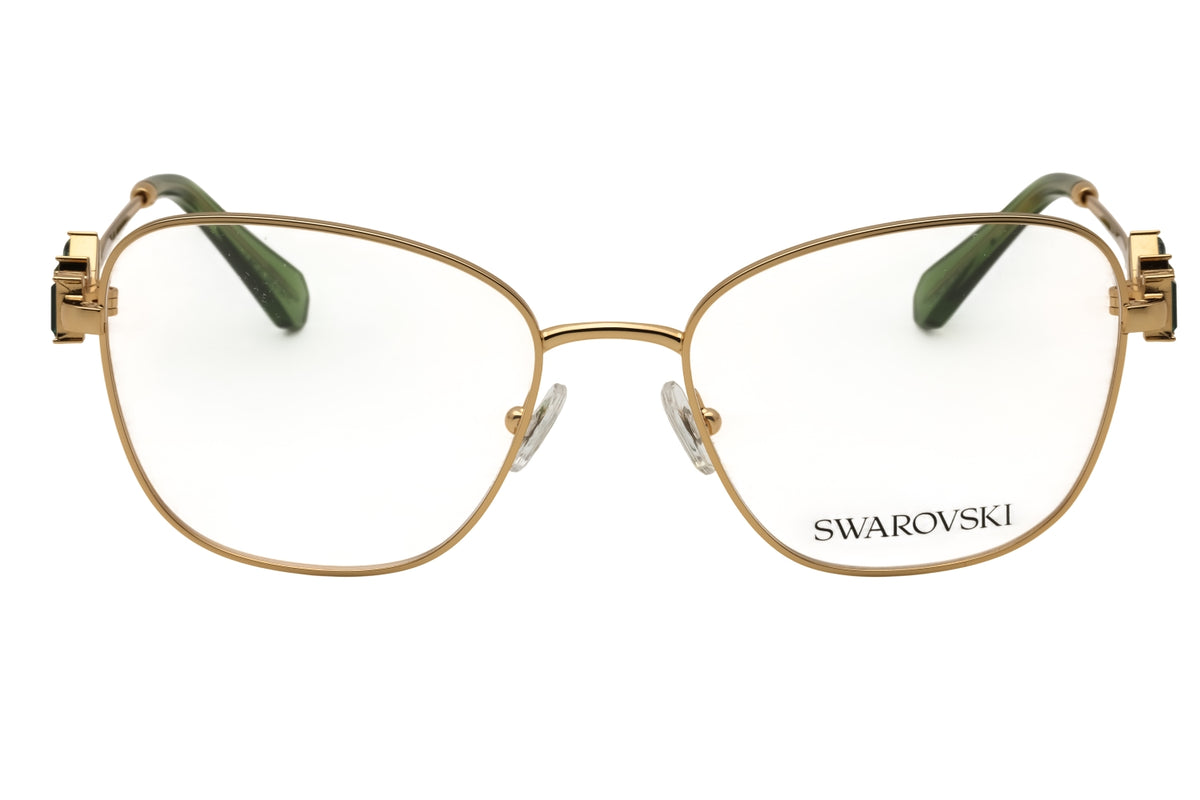 Swarovski 0SK1025-404G Gold Cat eye Eyeglasses 54mm Eyeglasses