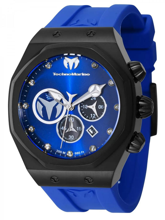 TechnoMarine TM-523001 TM-523001 Watch - Blue Dial Silicon Band