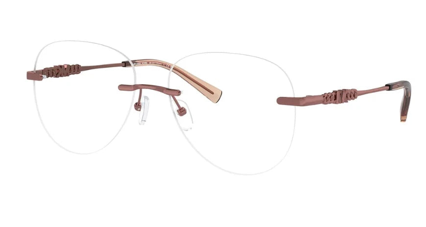 Michael Kors 0MK3077-1900-56 Shiny Copper Round EYEGLASSES 56mm Eyeglasses