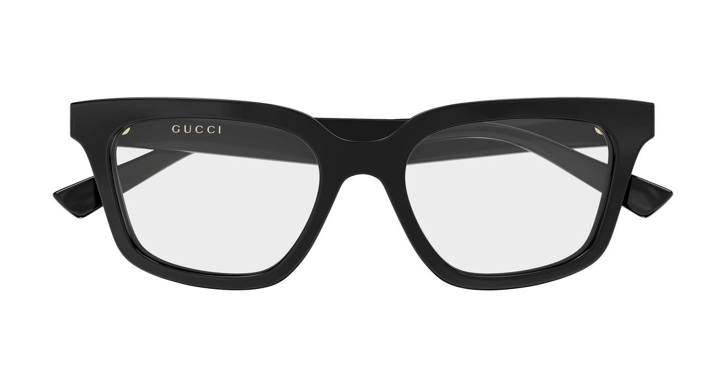 Gucci GG2180o-001 eyeglasses in black frame with clear lenses