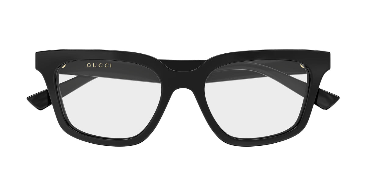 Gucci GG2180o-001 eyeglasses in black frame with clear lenses
