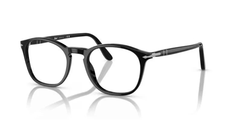 Persol 0PO3007V 95 50 Black Square  50mm