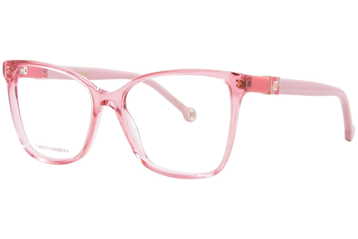 Carolina Herrera HER-0274 733 Pink Rectangle Eyeglasses 55mm Eyeglasses