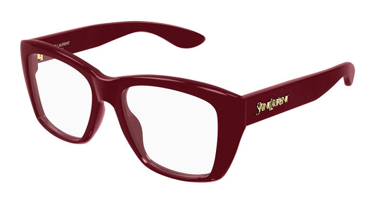 Yves Saint Laurent SL 925-005 Red Cat Eye Eyeglasses 54mm Eyeglasses