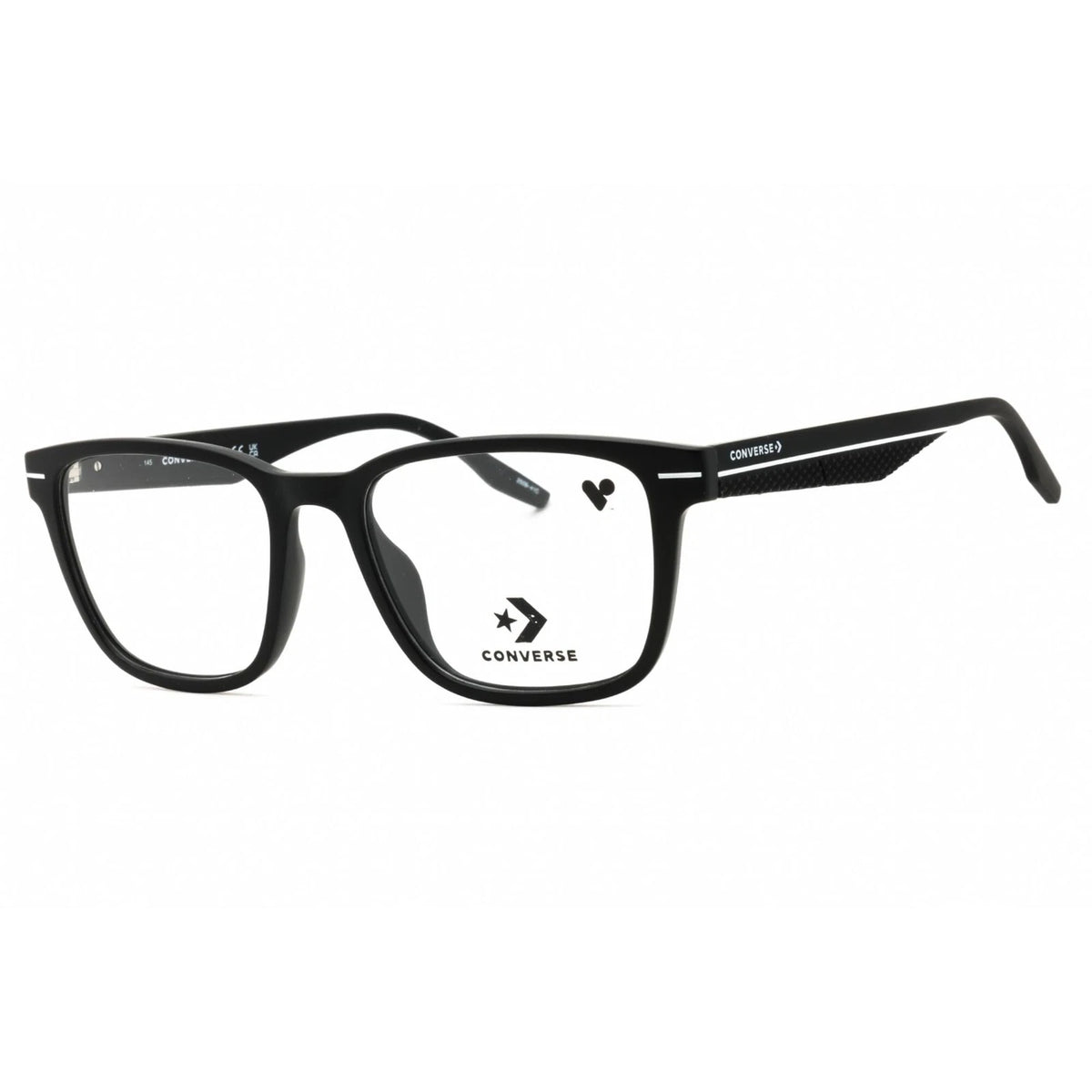 Converse CV5008G 001 Black Rectangle Eyeglasses 53mm Eyeglasses