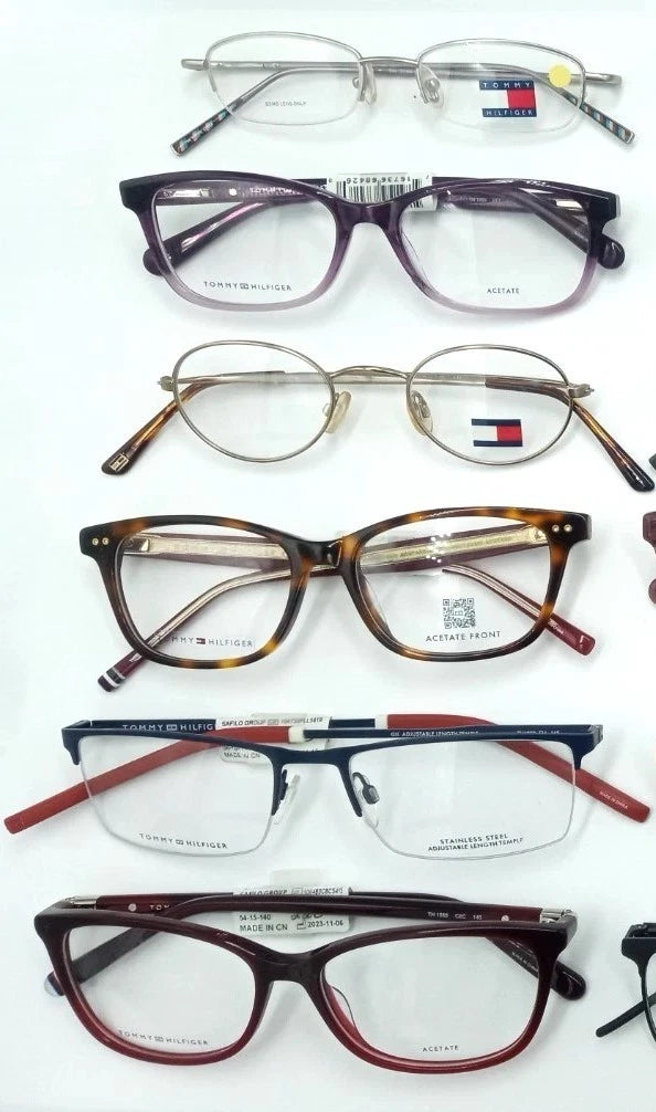 Tommy Hilfiger TH2055-807-54 Black Rectangle Eyeglasses 54mm Eyeglasses