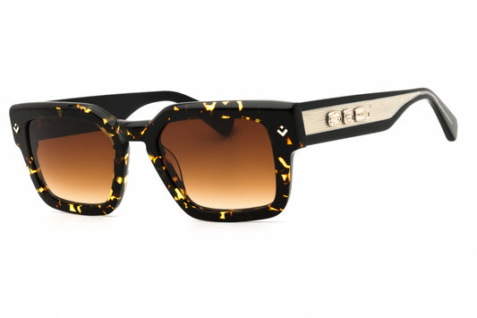 Lacoste L6071S-230 sunglasses in havana frame with brown gradient lenses