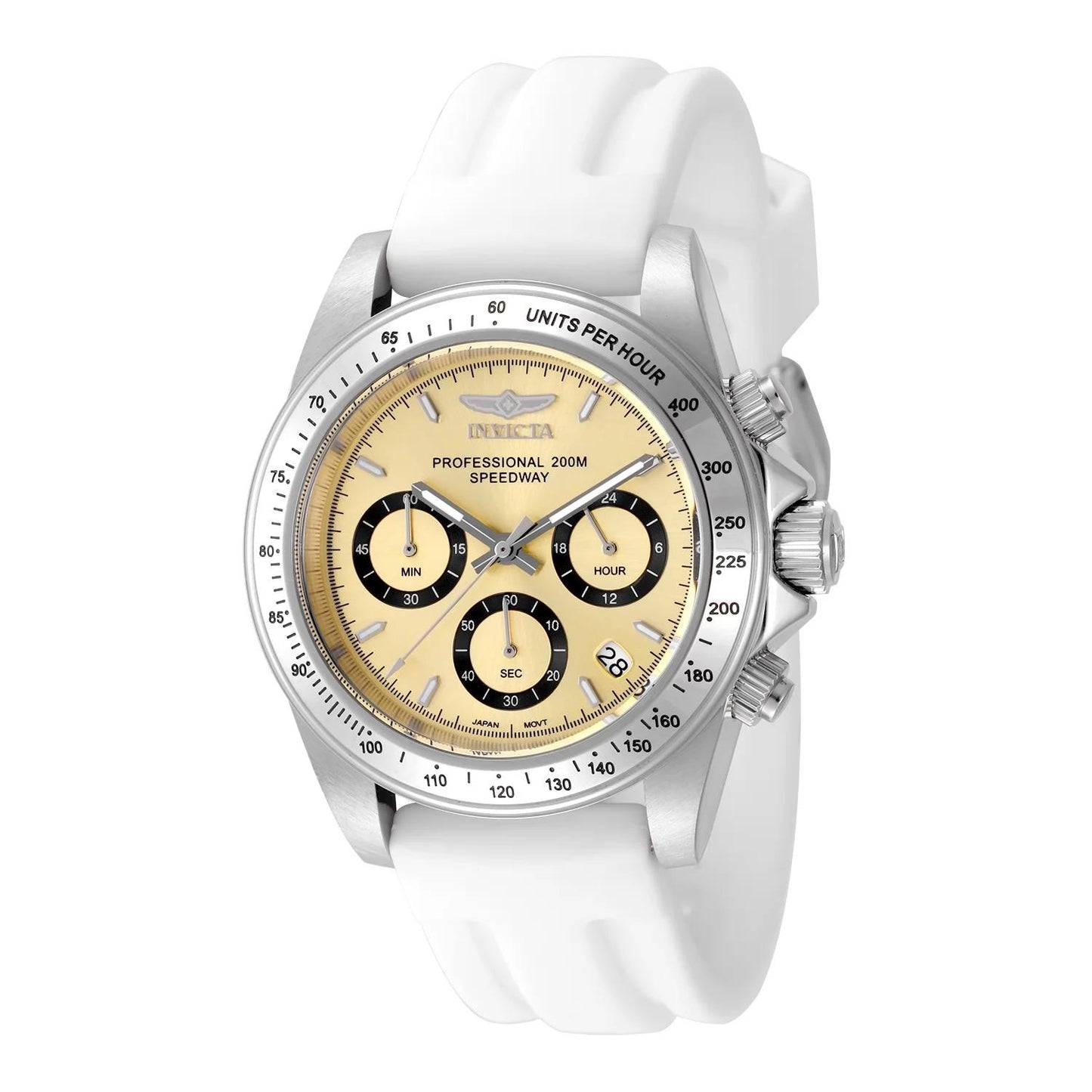 Invicta 50487 50487 Watch - Gold Dial Silicone Band