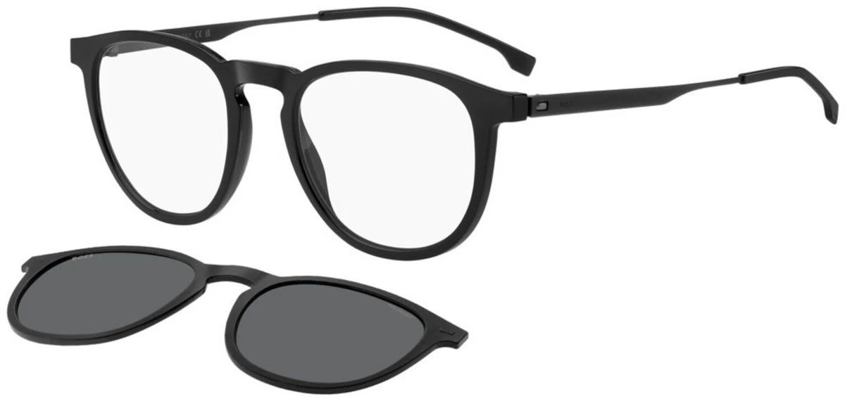 Hugo Boss BOSS1640/CS-SUB-51 Black Rectangle Eyeglasses 51mm Eyeglasses