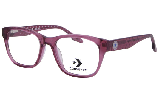 Converse CV5110Y-666 eyeglasses in crystal berry shady frame with clear lenses