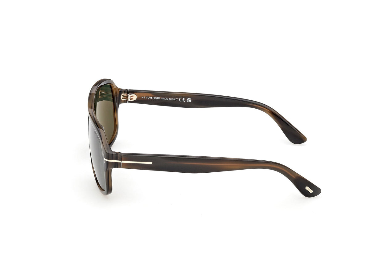 Tom Ford FT1335-6355N-63 Coloured Havana Navigator  63mm Sunglasses