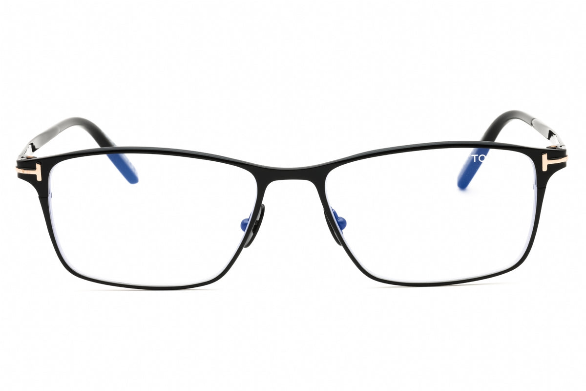 Tom Ford FT5935-B-001 shiny black Rectangular Eyeglasses 54mm Eyeglasses