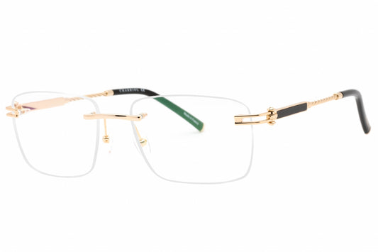 Charriol PC75115-C03 eyeglasses in shiny gold frame with clear lenses