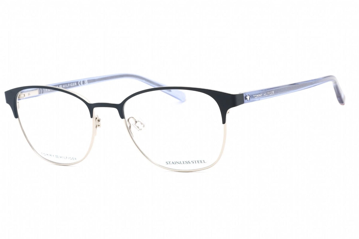 Tommy Hilfiger TH-1749 FLL Blue Rectangle Eyeglasses 53mm Eyeglasses