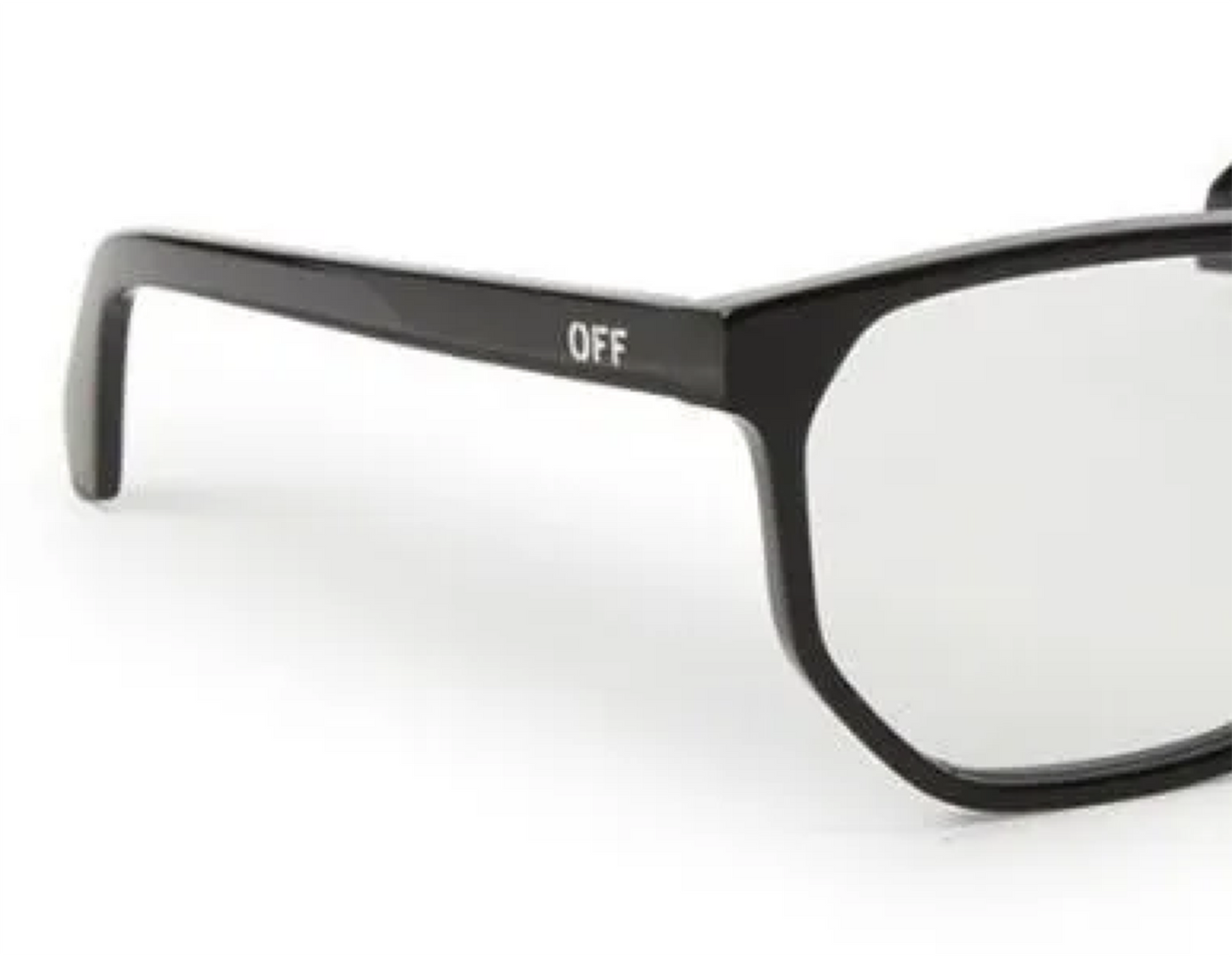 Off-White Style 39 Black Blue Block Light 59mm New Eyeglasses