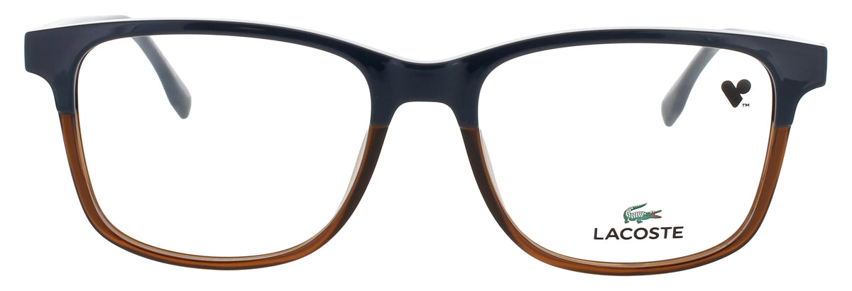 Lacoste L4002-410-54 BLUE / BROWN  Men's Eyeglasses 54mm Eyeglasses