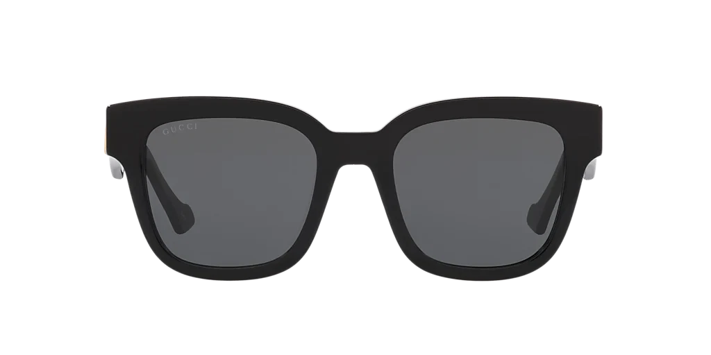 Gucci GG0998S-001 Black Rectangular Sunglasses 52mm Sunglasses