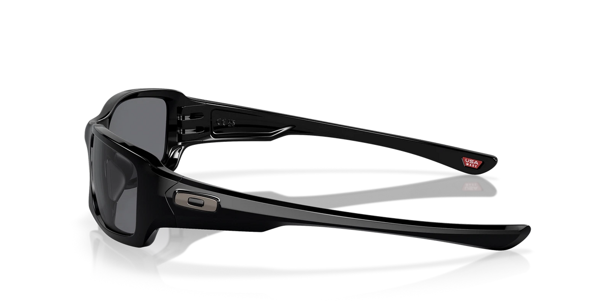 Oakley OO9238-0454 Polished  Black Rectangle Sunglasses 0mm Sunglasses