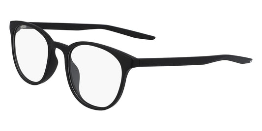 Nike 7128-003 eyeglasses in matte gunmetal frame with clear lenses