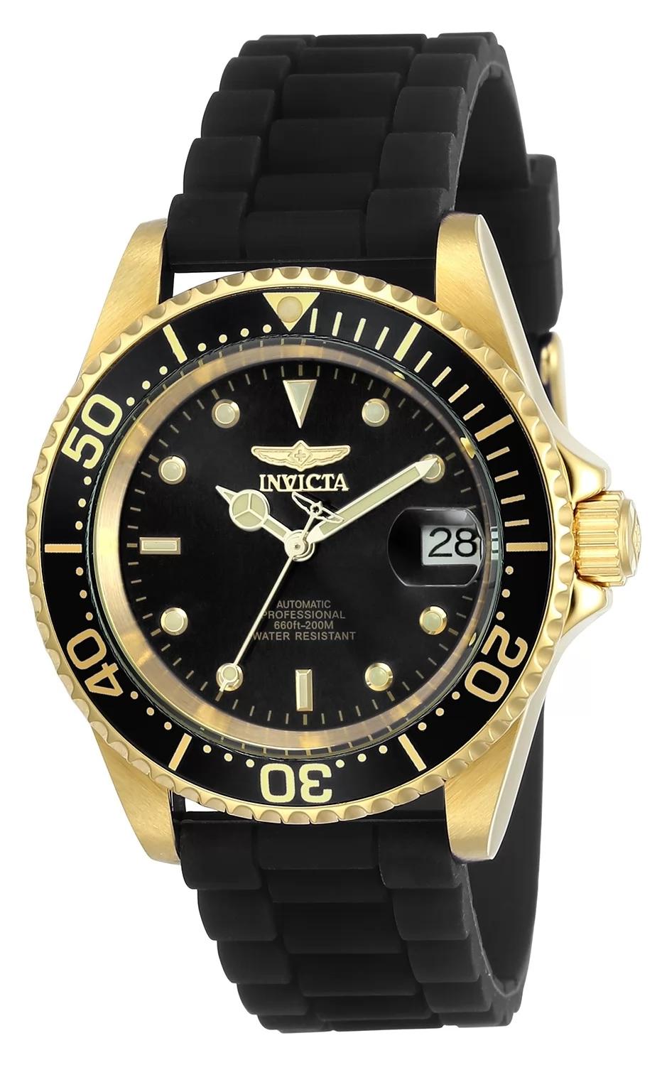 Invicta 23681 23681 Watch - Black Dial Silicon Band
