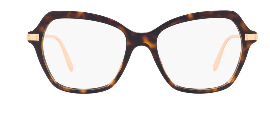 Dolce Gabbana 0DG3311-502-53 Tortoise / Havana & Gold Cat Eye EYEGLASSES 53mm Eyeglasses