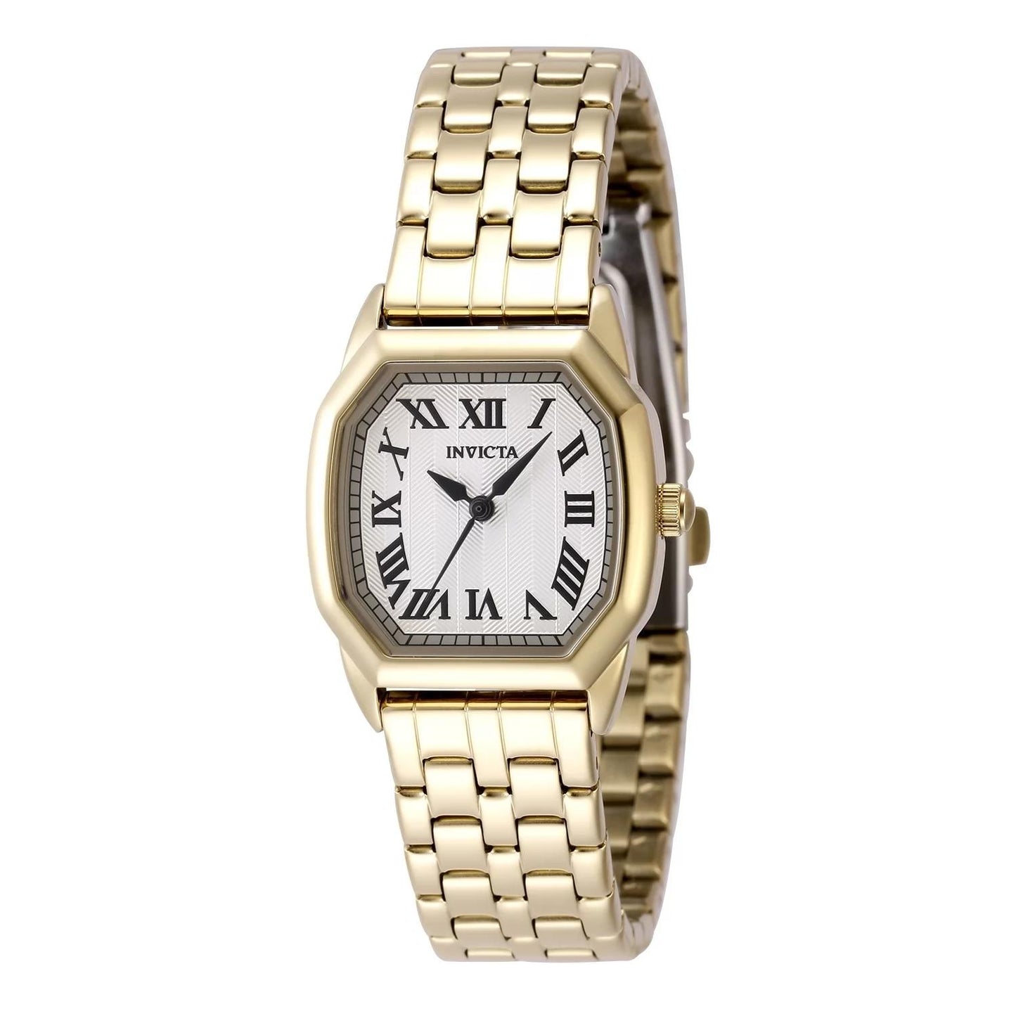 Invicta 48959 watch with silver dial and stainless steel band