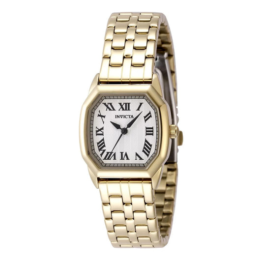 Invicta 48959 watch with silver dial and stainless steel band