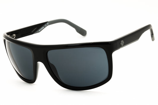 Harley Davidson HD00029-01A Black Rectangle Sunglasses 66mm