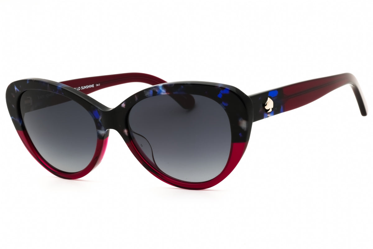 Kate Spade KS JOSI/S-0HMW 9O BL HVN BURGUNDY Cat eye Sunglasses 55mm Sunglasses