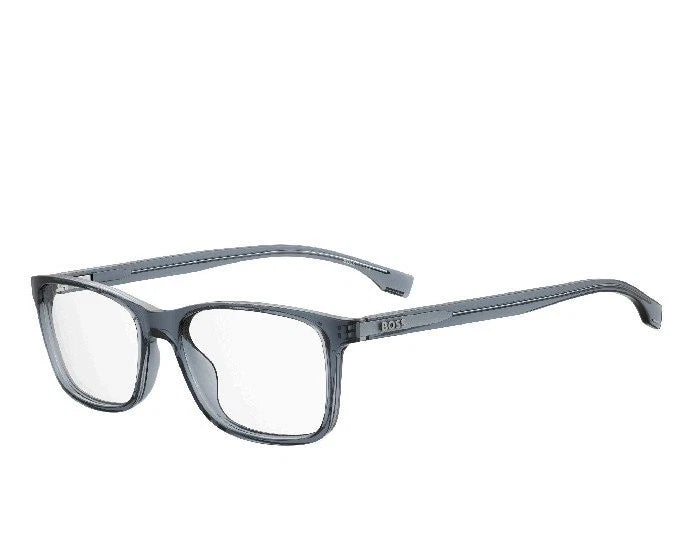 Hugo Boss BOSS1570-PJP-54 Blue Rectangle Eyeglasses 54mm Eyeglasses