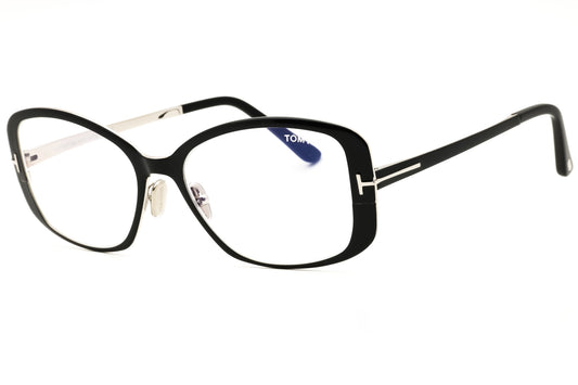 Tom Ford FT6138-B-005 black Rectangular Eyeglasses 54mm