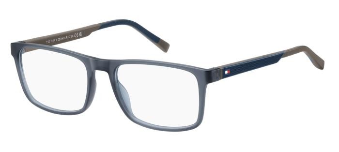 Tommy Hilfiger TH2148-S9W-53 Blue Brown Rectangle Eyeglasses 53mm Eyeglasses