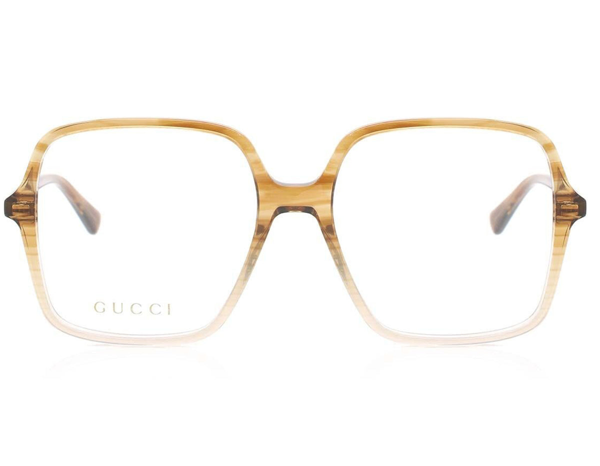 Gucci GG1003oA-003 Silver Aviator Eyeglasses 55mm