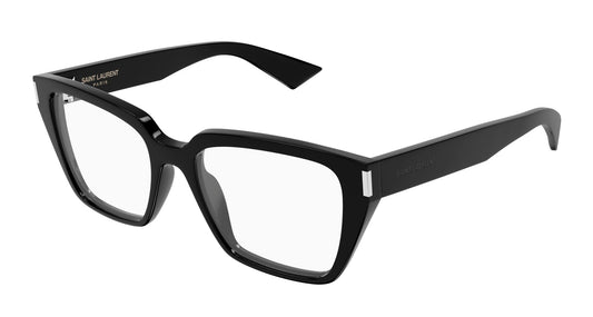 Yves Saint Laurent SL 930-001 Black Cat Eye Eyeglasses 54mm Eyeglasses
