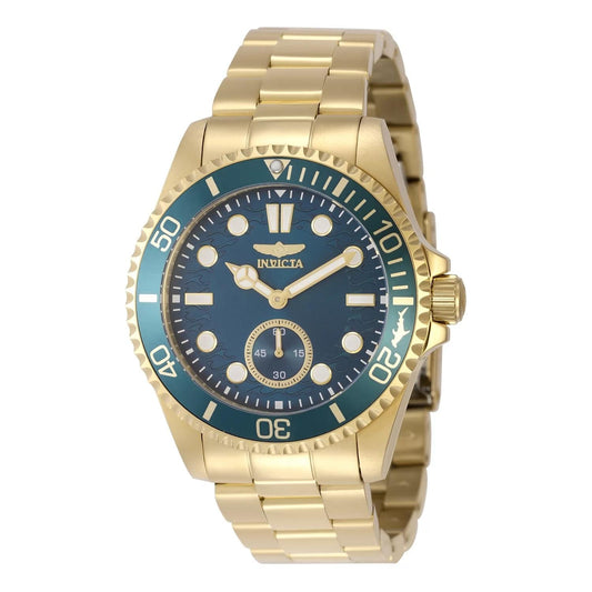 Invicta 49427 watch with blue dial and stainless steel band