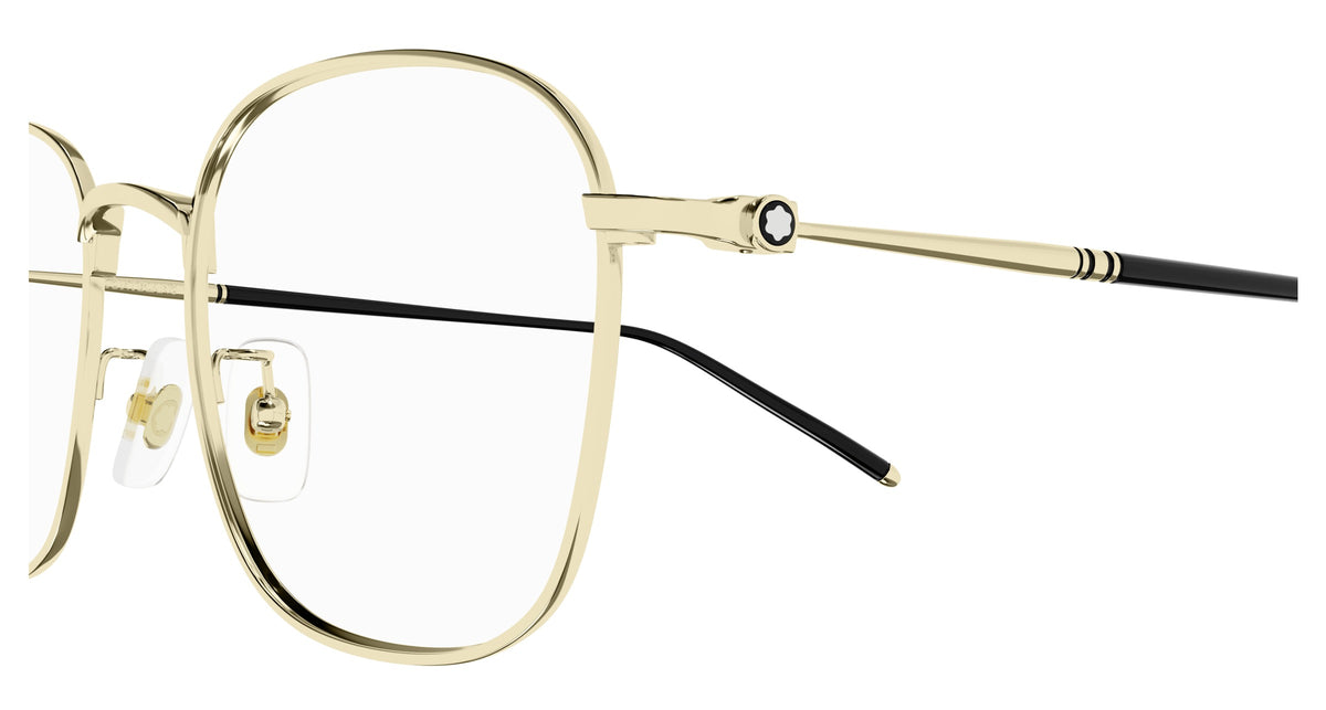 Mont Blanc MB0415oA-002 Grey Round Eyeglasses 54mm