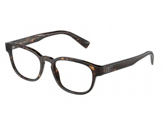 Dolce Gabbana 0DG3340-502-51 Havana Geometric EYEGLASSES 51mm Eyeglasses