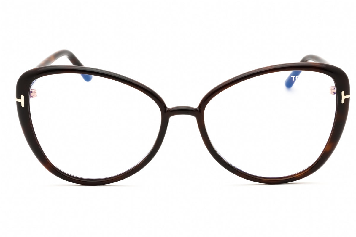 Tom Ford FT5907-B-052 dark havana Cat eye Eyeglasses 55mm Eyeglasses